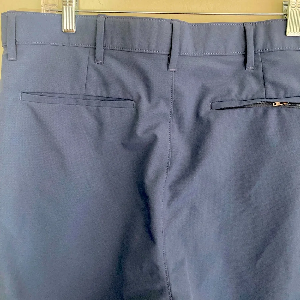 *Banana Republic Flat Front Slim Performance Pant 36 blue